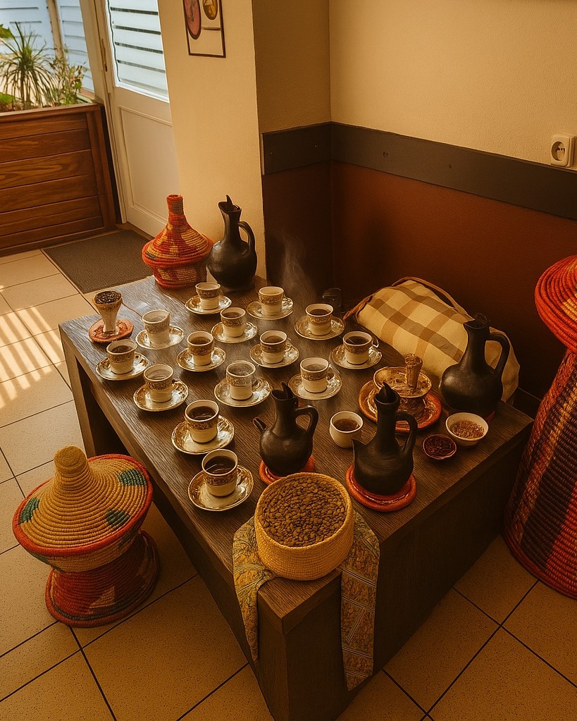 Traditional East African cuisine with homemade Ethiopian specialties at Makda Restaurant Geneva