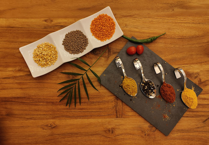 Authentic Ethiopian spices, lentils, and traditional ingredients used to prepare homemade East African dishes at Shiro Basel
