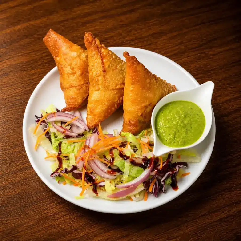 Traditional Somali canjeero breakfast served at Somstar restaurant