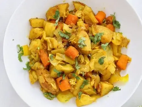 Atkilt (Vegetables) at Café d'Éthiopie