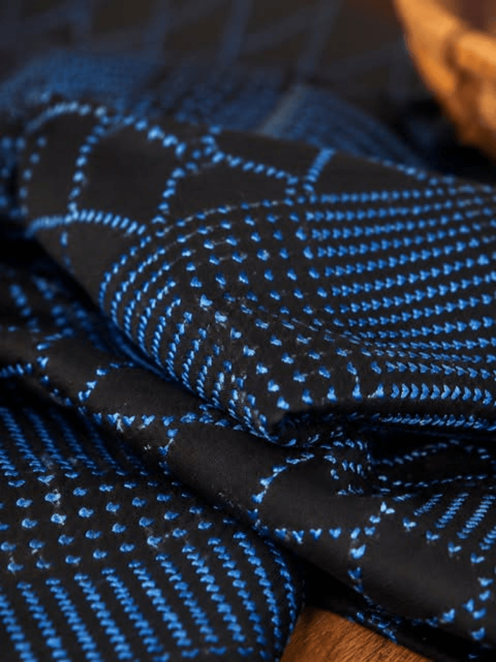 Traditional Ivorian fabric styled into modern clothing by MICI