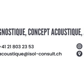 Building acoustics assessment by Isol-Consult, an acoustic consultant in Morges, Switzerland