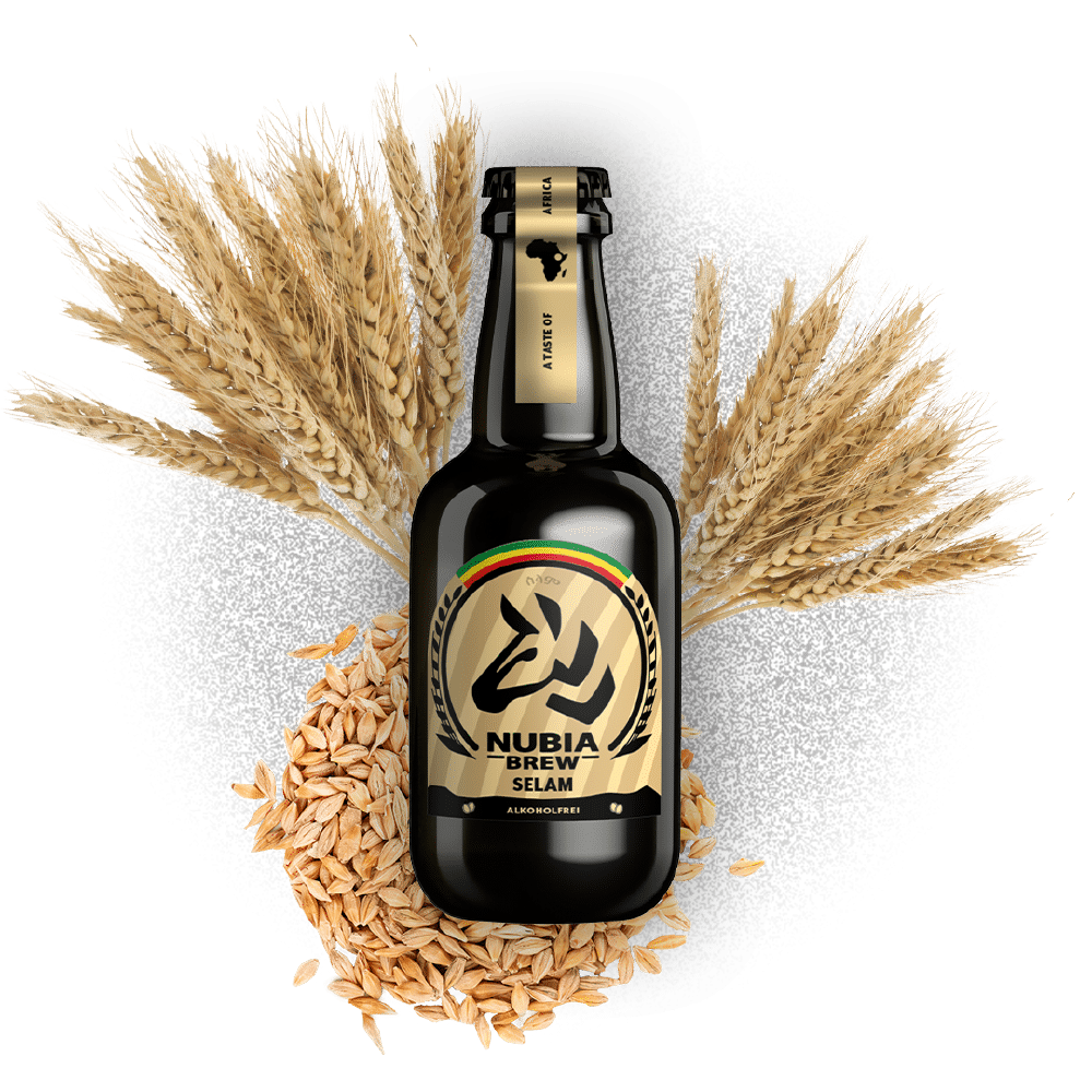 Nubia Brew Cardamom Beer bottle with teff and cardamom